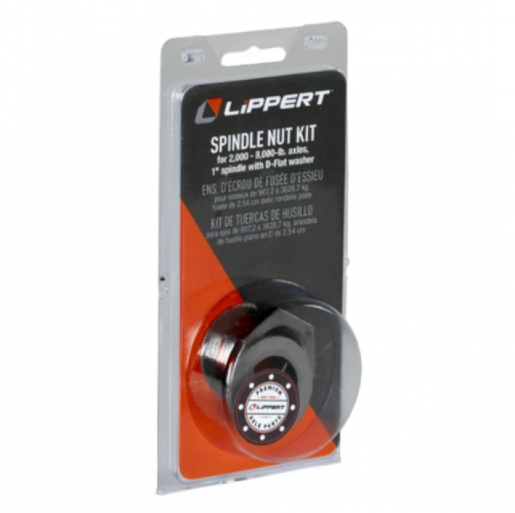 New 2025 1" D-Flat Spindle Nut Retainer | Trailer Axle Hardware