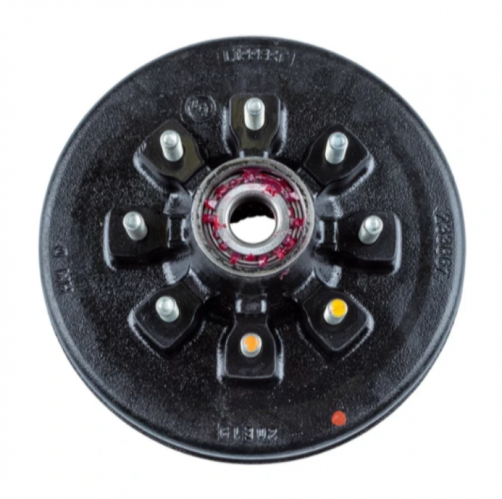 New 12" Hub Assembly 8 on 6.5 Bolt Pattern | 9/16" Studs | 7,000 lb Trailer Hub