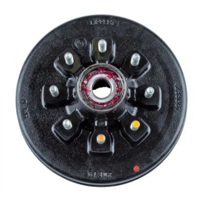 New 12  Hub Assembly 8 on 6.5 Bolt Pattern | 9/16  Studs | 7,000 lb Trailer Hub