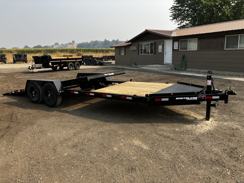 New 2026 Southland 7x22 14k 16/6 Split Deck Tilt Equipment Trailer