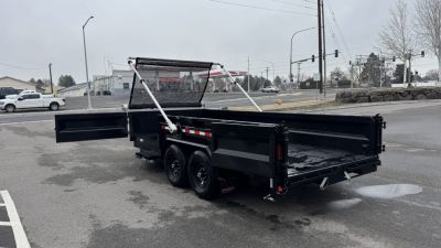 New 2025 Midsota 82 x 16 Versa Dump 15.4K BP Scissor Dump Trailer