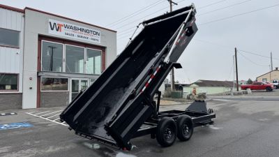 New 2025 Midsota 82 x 16 Versa Dump 15.4K BP Scissor Dump Trailer