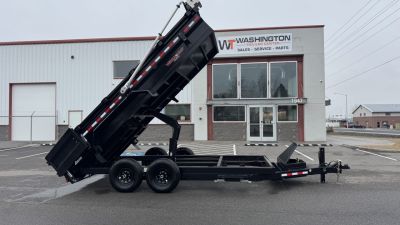 New 2025 Midsota 82 x 16 Versa Dump 15.4K BP Scissor Dump Trailer