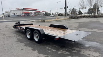 New 2025 Sure-Trac 7 X 16+4 Pro Series 17.6k Equipment Trailer