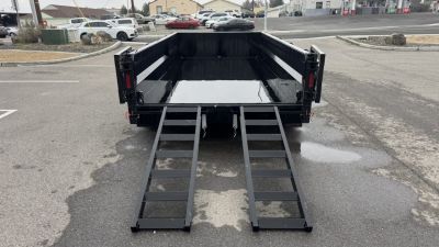 New 2025 Midsota 82 x 14 Versa Dump 15.4K BP Scissor Dump Trailer