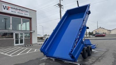 New 2025 Midsota 7 x 16 Versa Dump 17.6K BP Telescopic Dump Trailer