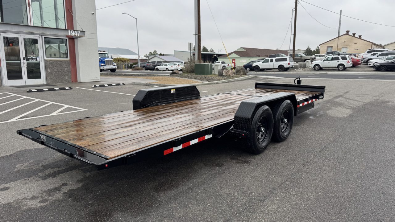New 2025 H&H Trailers 7x16+6 Gravity Tilt 14k Tilt Equipment Trailer
