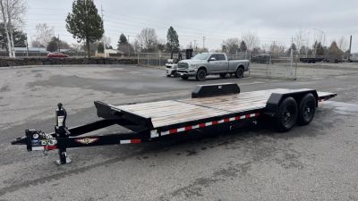 New 2025 H&H Trailers 7x16+6 Gravity Tilt 14k Tilt Equipment Trailer
