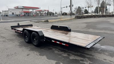 New 2025 H&H Trailers 7x16+6 Gravity Tilt 14k Tilt Equipment Trailer