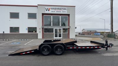 New 2025 H&H Trailers 7x16+6 Gravity Tilt 14k Tilt Equipment Trailer