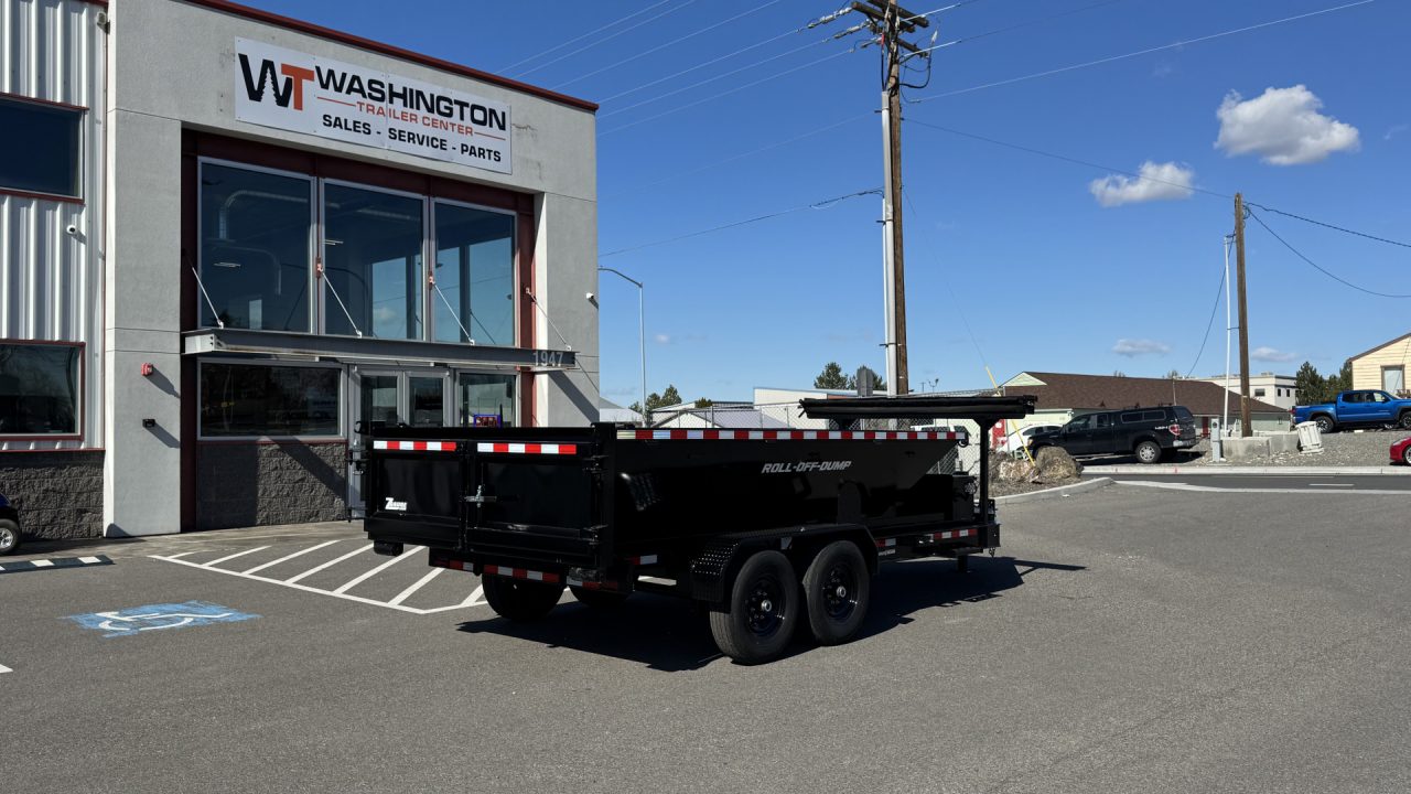 New 2026 Sure-Trac 16' 15.4K BP Roll Off Carrier Chassis