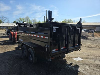 New 2026 Sure-Trac 7X14 14K - 4' HIGH SIDES Dump Trailer