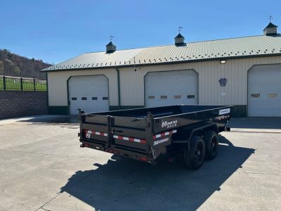 New PJ Trailers DT1 16' Low Pro Telescopic Dump