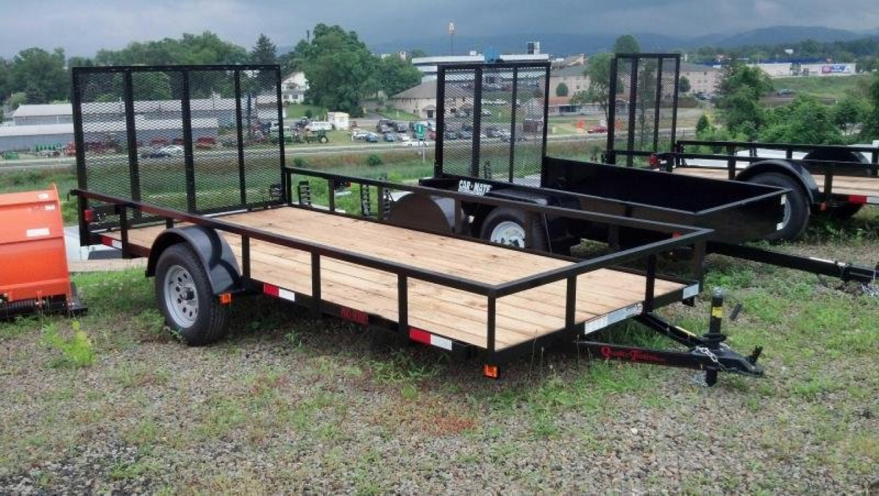 New 2026 Quailty 6x14 PRO Utility Trailer w/ Spring Assist Gate