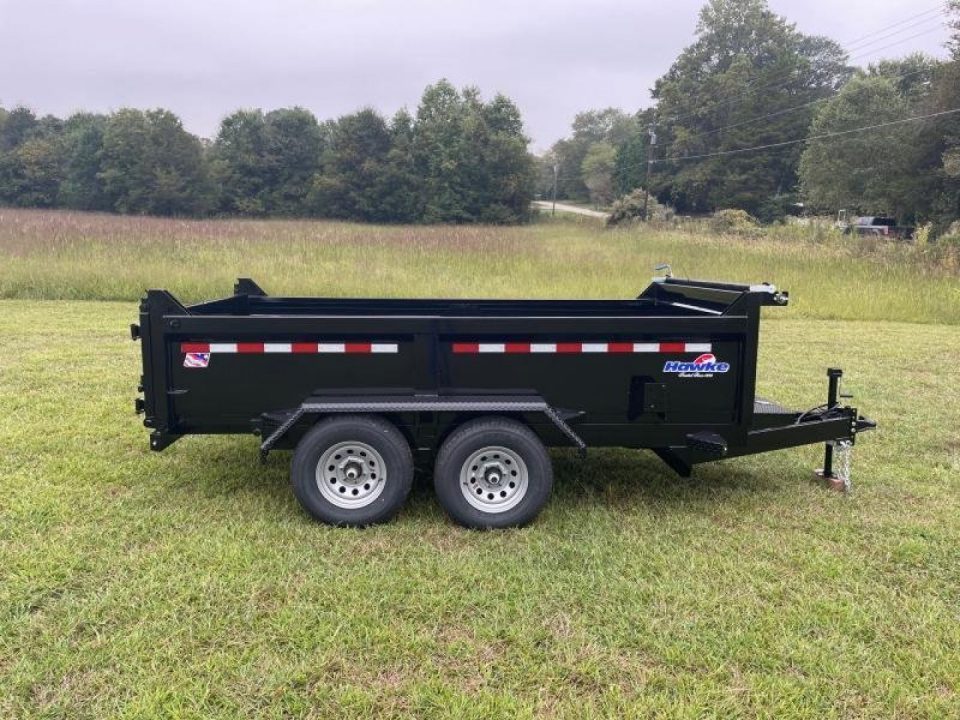 New 2027 Hawke Trailers 6x12 Low Pro Dump Trailer