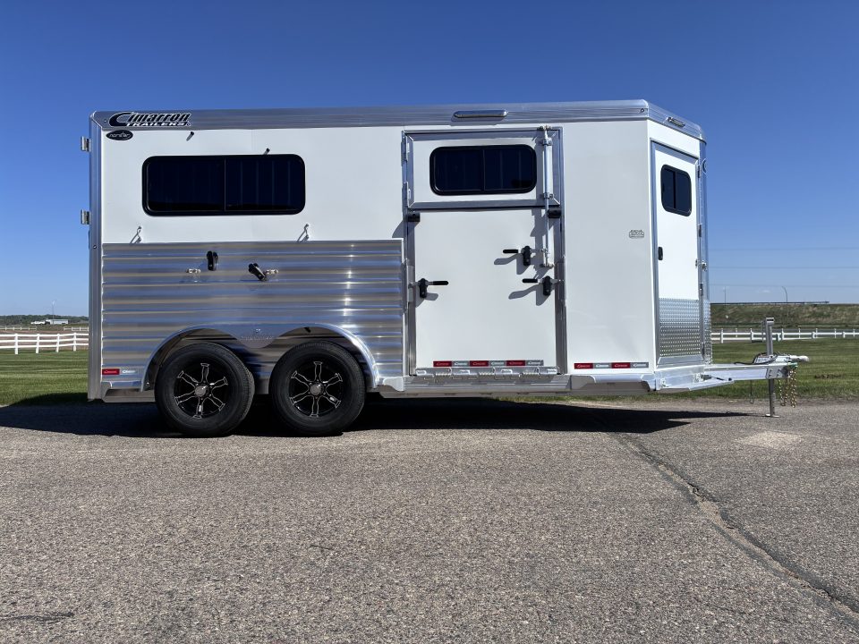 New 2027 Cimarron Trailers 2H Straight Load BP Horse Trailer