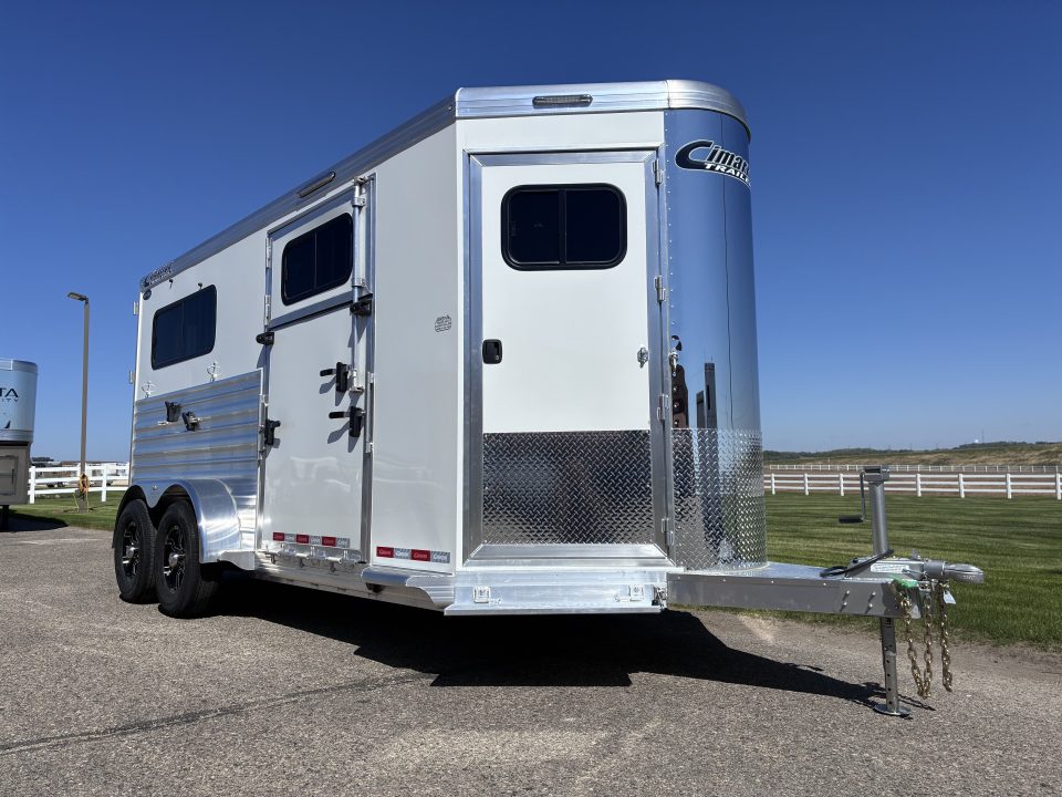 New 2027 Cimarron Trailers 2H Straight Load BP Horse Trailer