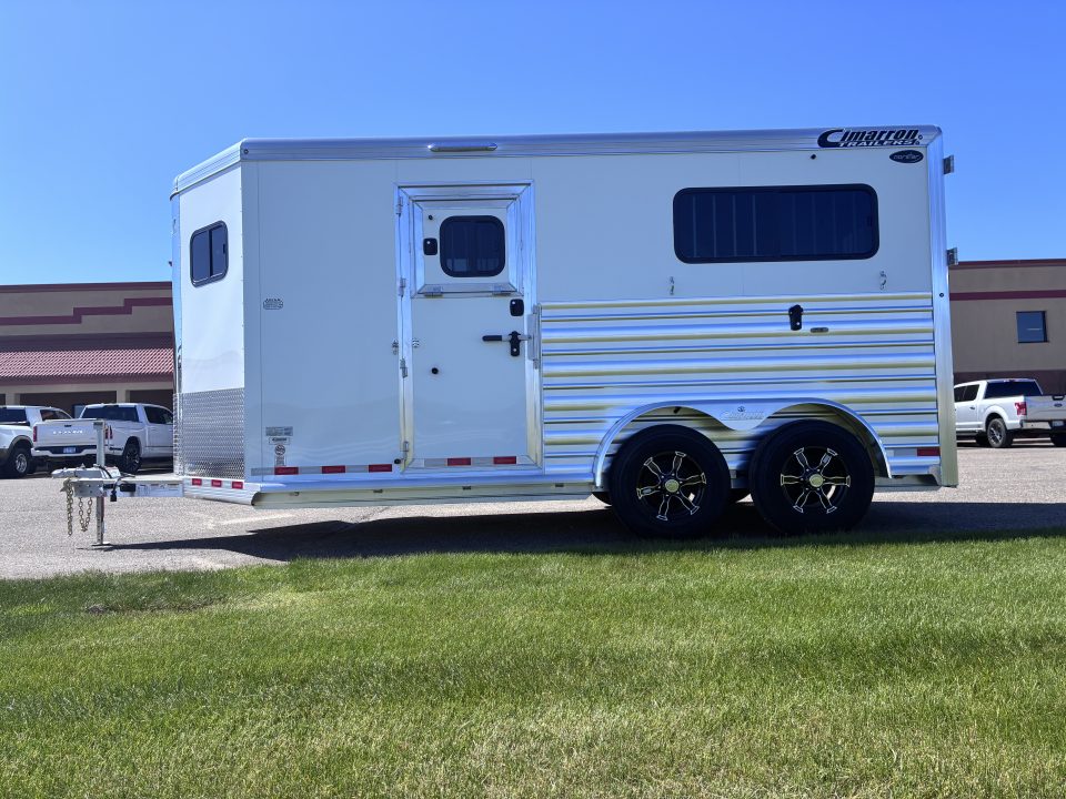 New 2027 Cimarron Trailers 2H Straight Load BP Horse Trailer