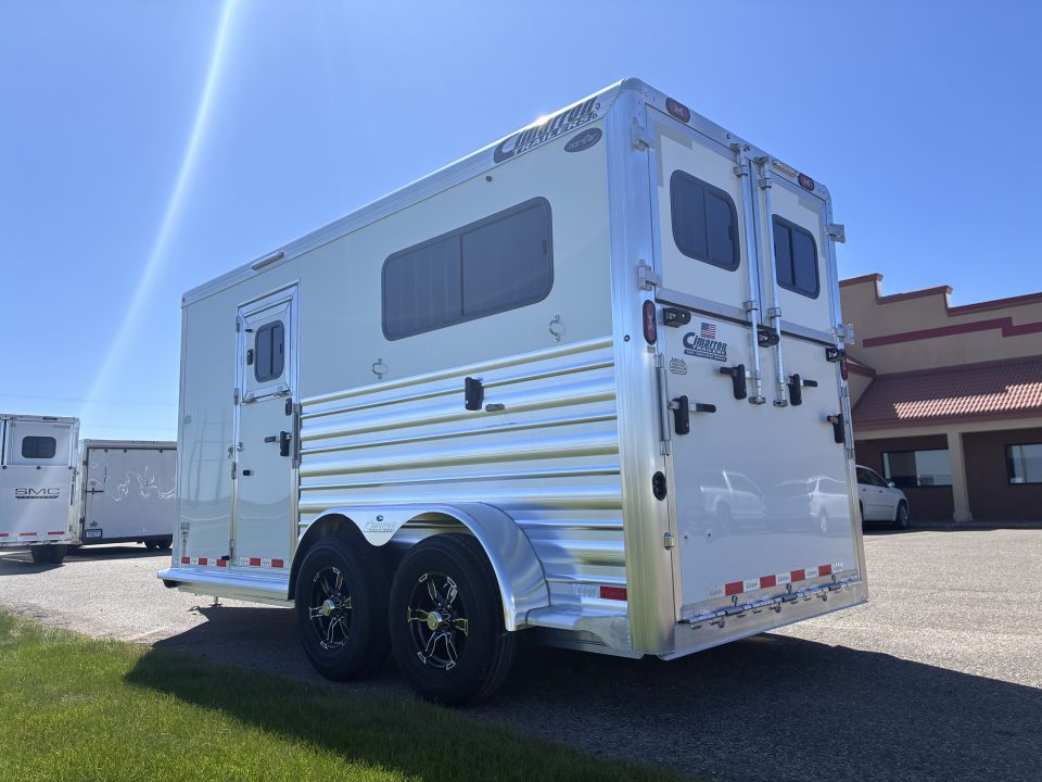 New 2027 Cimarron Trailers 2H Straight Load BP Horse Trailer