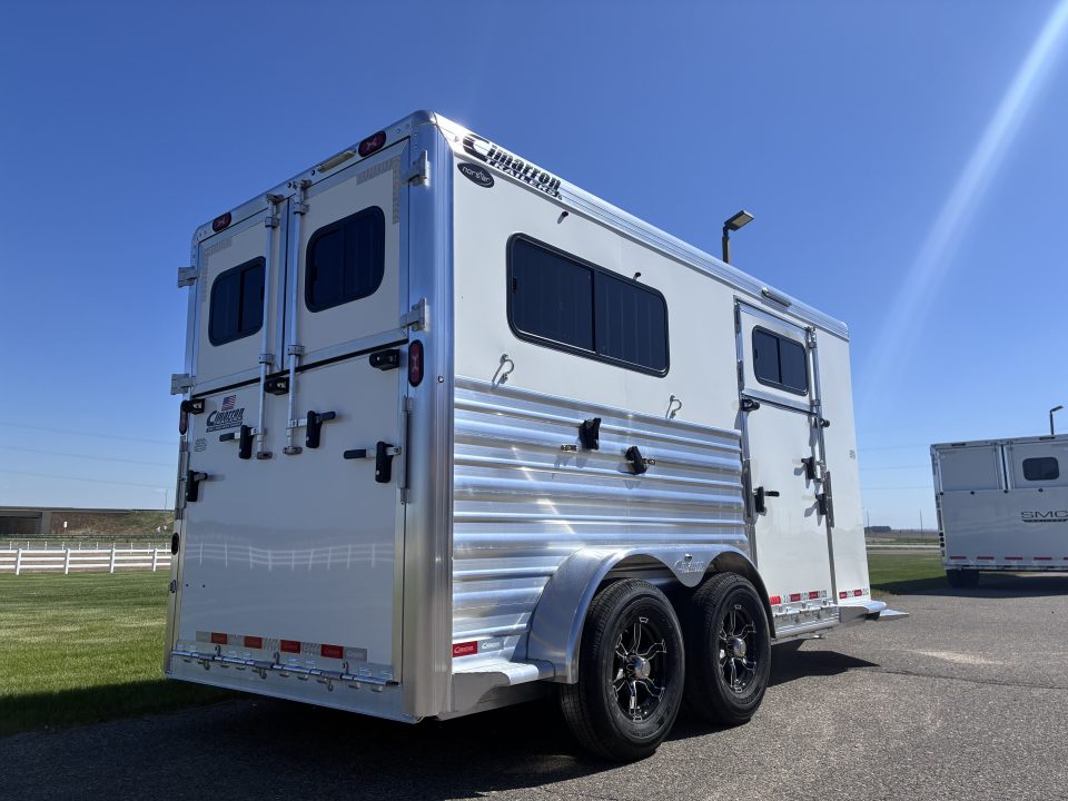 New 2027 Cimarron Trailers 2H Straight Load BP Horse Trailer
