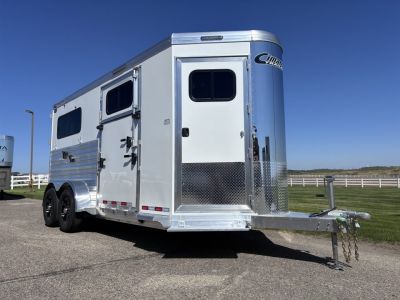 New 2027 Cimarron Trailers 2H Straight Load BP Horse Trailer