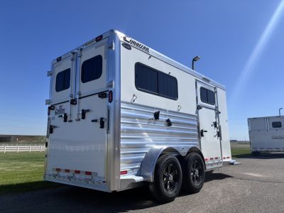 New 2027 Cimarron Trailers 2H Straight Load BP Horse Trailer