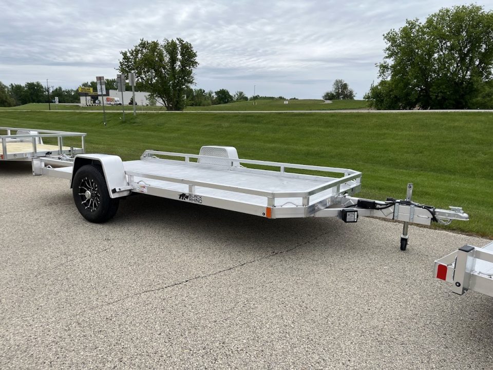 New 2026 Black Rhino Aluminum 77"x14' TS8114A-5K GVWR Low Profile (Equipment / ATV / UTV / Side by Side) Tilt Trailer