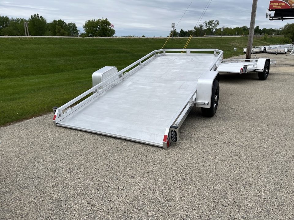 New 2026 Black Rhino Aluminum 77"x14' TS8114A-5K GVWR Low Profile (Equipment / ATV / UTV / Side by Side) Tilt Trailer