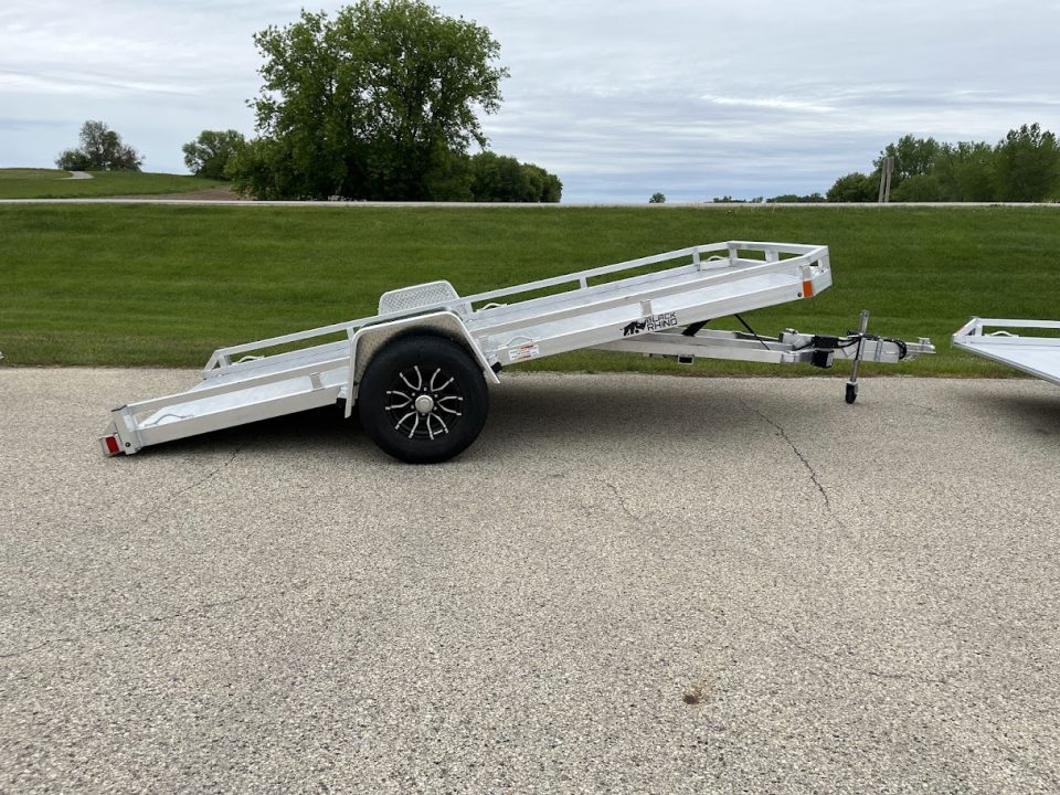 New 2026 Black Rhino Aluminum 77"x14' TS8114A-5K GVWR Low Profile (Equipment / ATV / UTV / Side by Side) Tilt Trailer
