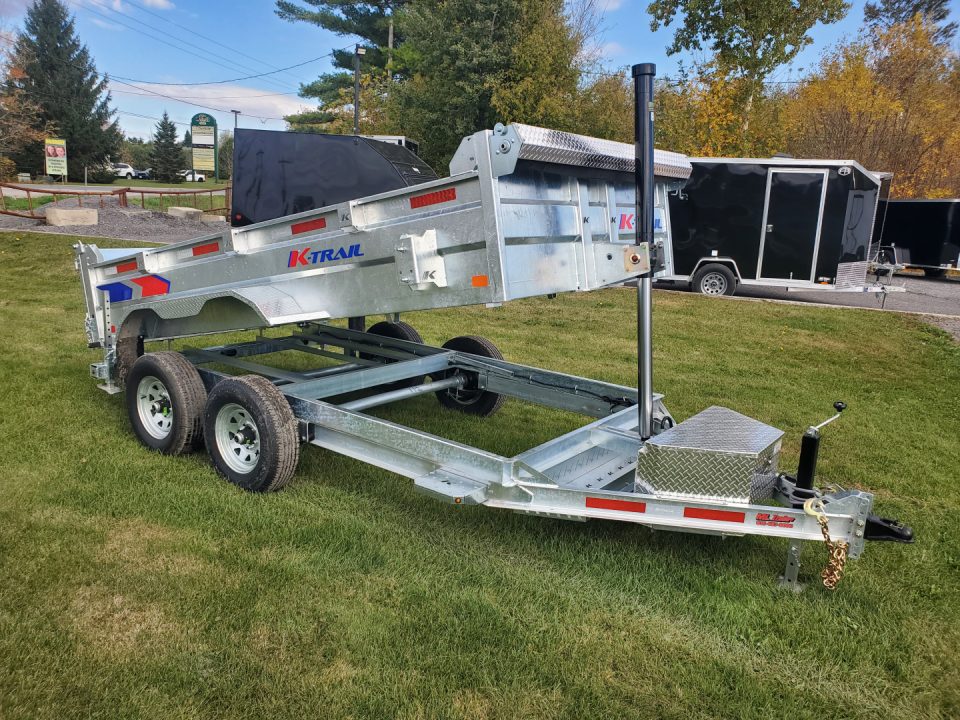 New 2027 K-TRAIL 6x12 dump 5 ton Dump Trailer