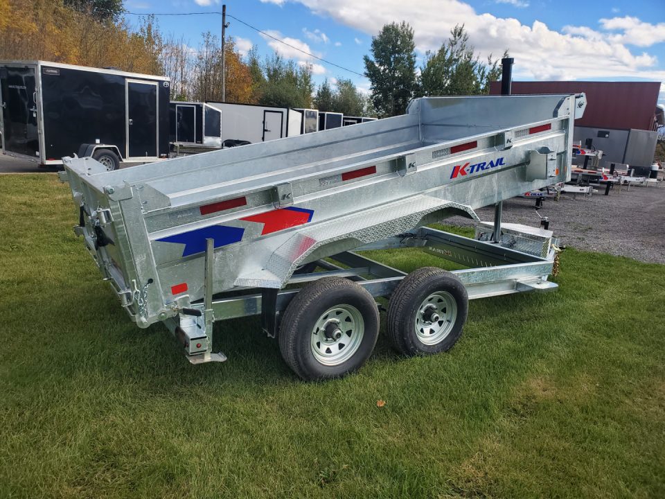 New 2027 K-TRAIL 6x12 dump 5 ton Dump Trailer