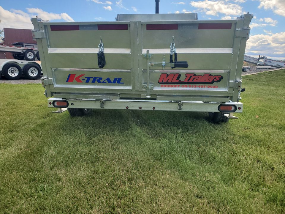 New 2027 K-TRAIL 6x12 dump 5 ton Dump Trailer