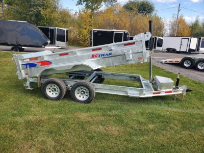 New 2027 K-TRAIL 6x12 dump 5 ton Dump Trailer