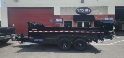 New 7 x 14 Sure-Trac Low-Pro Telescopic Dump Trailer 14k