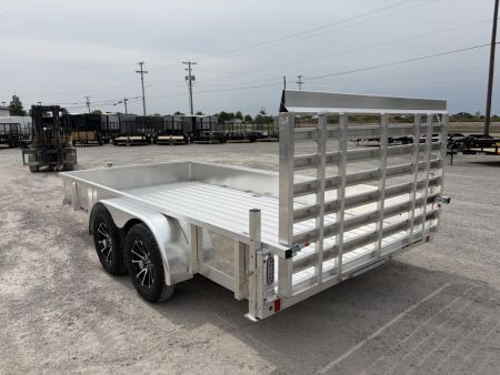 New 2026 Sport Haven AUT714TDS (7' X 14') 7K Deluxe Utility Trailer w/ ATP Sides
