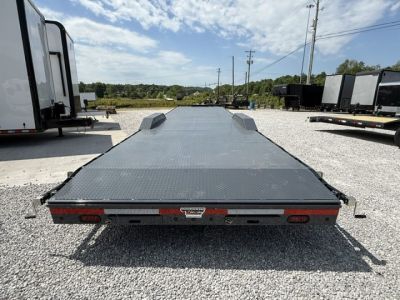 New Lamar Car Hauler 102x36 14K W/ Steel Floor, Tool Box & Winch Plate