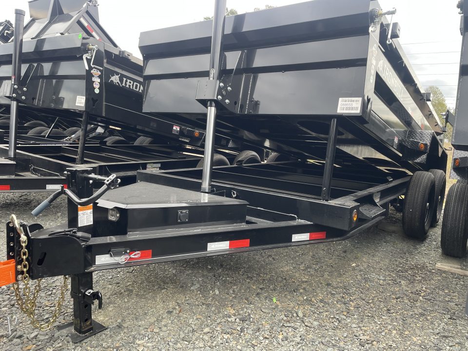 New 2027 Iron Bull 7x14 tele Dump Trailer