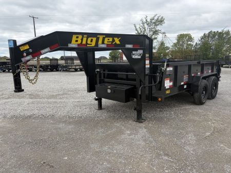 New 2026 Model Year Clearance BIG TEX TRAILERS 14GX-14BK6SIRPD (83  x 14') 15.9K Gooseneck Dump Trailer
