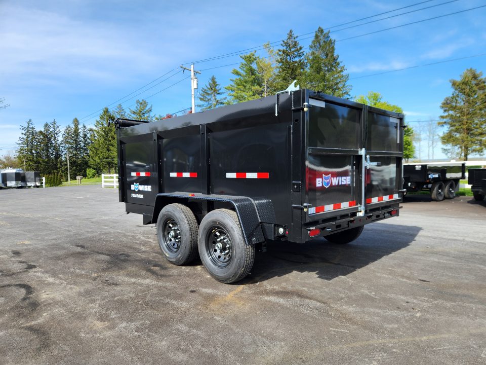 New 2026 BWISE DT12 81.5x12 14K Tandem Axle Dump Trailer