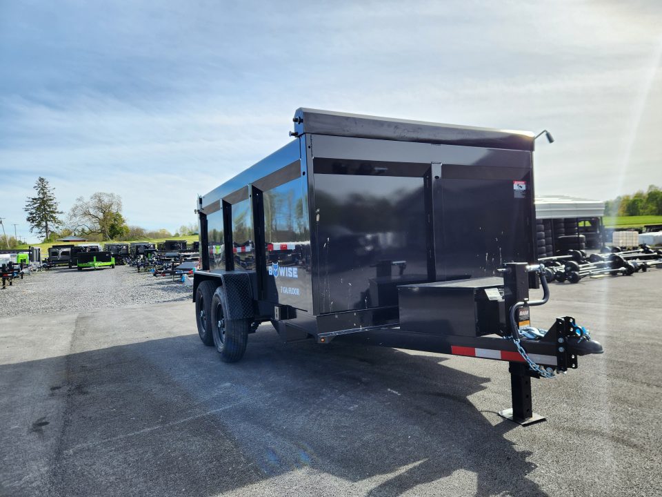 New 2026 BWISE DT12 81.5x12 14K Tandem Axle Dump Trailer
