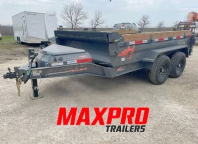 New 2027 Horizon Trailers 7'x12' Dump Trailer 2-7,000 lbs axles
