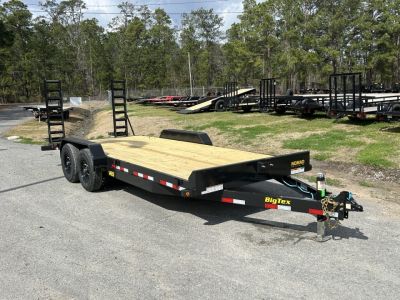 New 2027 Big Tex 14EB Equipment Trailer 7X20 ( 17ft Deck + 3ft Dove =20ft) #10,980 Payload