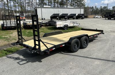 New 2027 Big Tex 14EB Equipment Trailer 7X20 ( 17ft Deck + 3ft Dove =20ft) #10,980 Payload