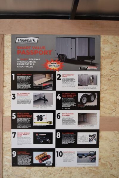 New 2027 Haulmark Passport Deluxe 6x12 Cargo / Enclosed Trailer