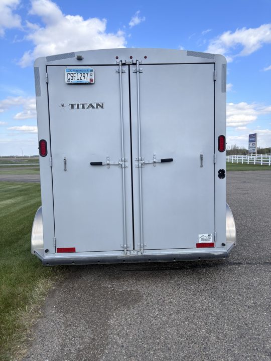 Used 2023 Titan Trailer 2 Horse Bumper Pull Horse Trailer