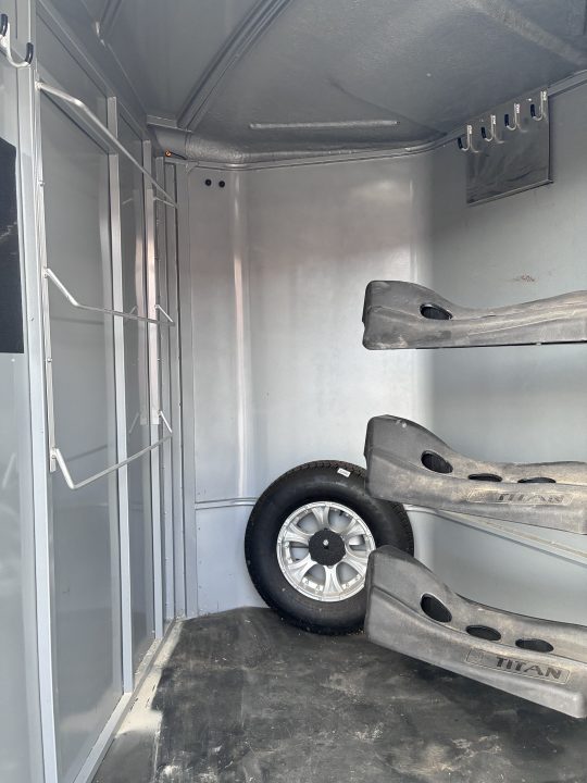 Used 2023 Titan Trailer 2 Horse Bumper Pull Horse Trailer