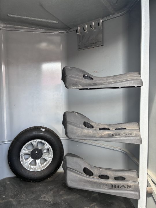 Used 2023 Titan Trailer 2 Horse Bumper Pull Horse Trailer