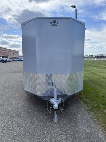 Used 2023 Titan Trailer 2 Horse Bumper Pull Horse Trailer