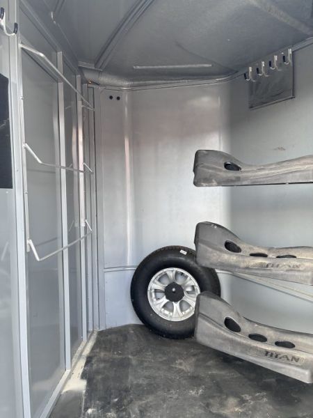 Used 2023 Titan Trailer 2 Horse Bumper Pull Horse Trailer