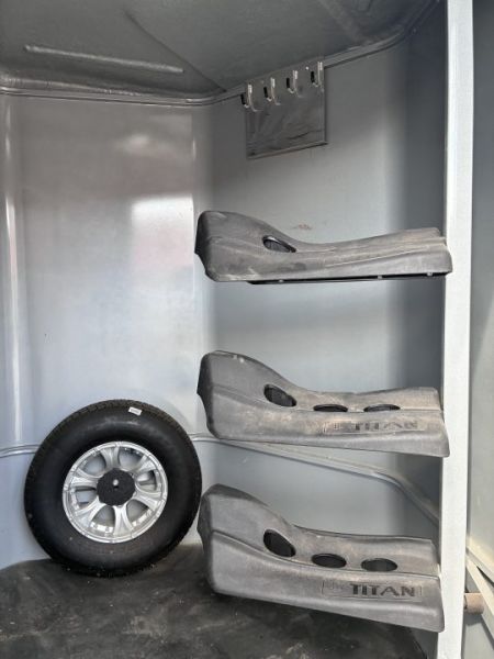Used 2023 Titan Trailer 2 Horse Bumper Pull Horse Trailer
